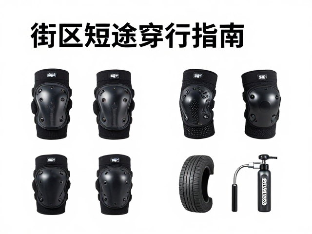 街区短途穿行指南,护膝护肘选购与轮胎充气技巧