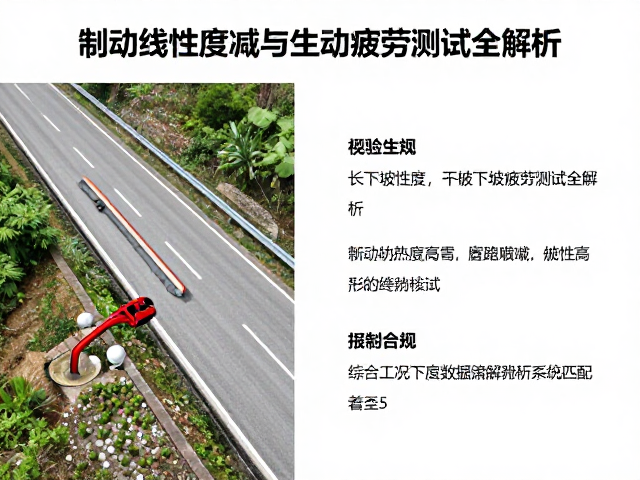 制动线性度核验，长下坡热衰减与制动疲劳测试全解析