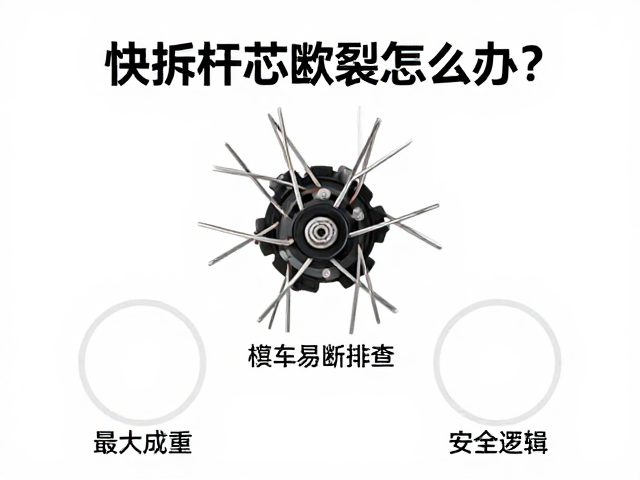 快拆杆芯断裂怎么办?辐条易断排查与自行车最大载重安全指南