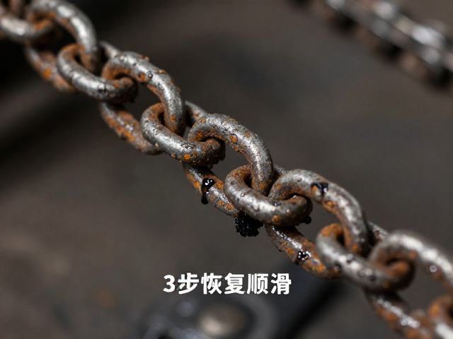 链条生锈卡顿怎么办？排查链条油问题，3步恢复顺滑