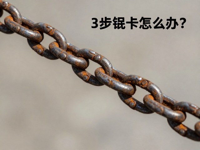 链条生锈卡顿怎么办?排查链条油问题,3步恢复顺滑