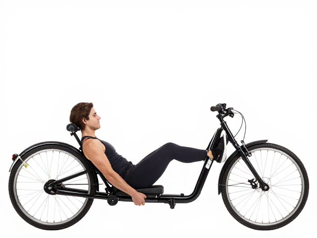 卧式舒缓骑行,前后反光片保障安全,Recumbent Bike健身新选择