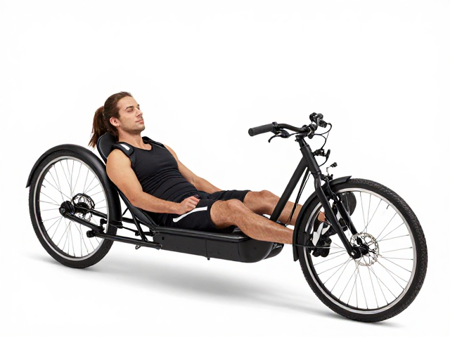 卧式舒缓骑行,前后反光片保障安全,Recumbent Bike健身新选择