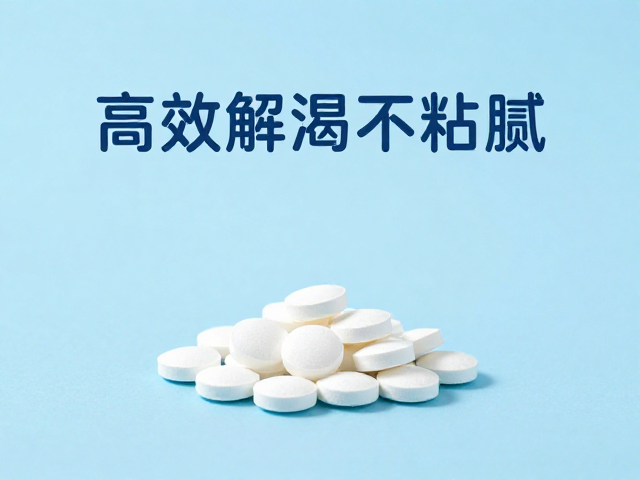 运动补水选电解质片防异味残留，高效解渴不粘腻
