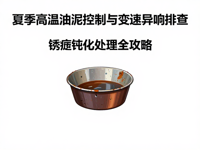 夏季高温油泥控制与变速异响排查,锈迹钝化处理全攻略