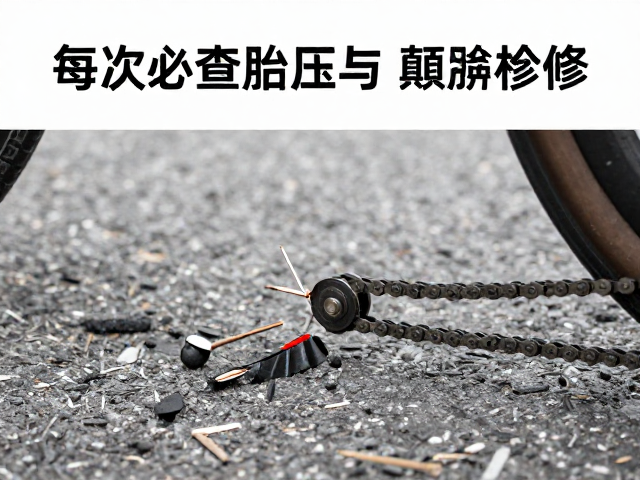 骑行链条断裂？每次必查胎压与颠簸检修，安全骑行指南