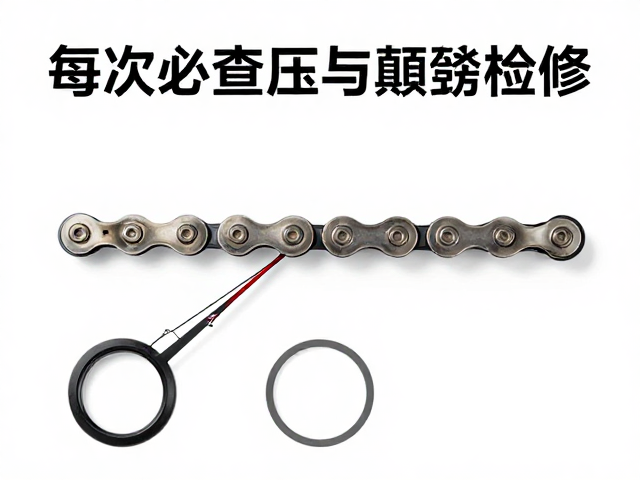 骑行链条断裂？每次必查胎压与颠簸检修，安全骑行指南