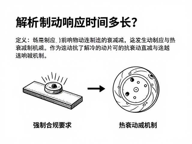 制动响应时间多长？解析连续制动抗衰减与热衰减机制