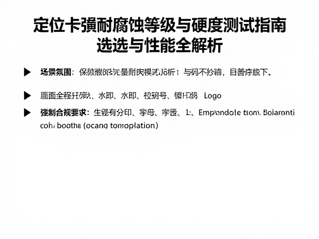 定位卡簧耐腐蚀等级与硬度测试指南，选型与性能全解析