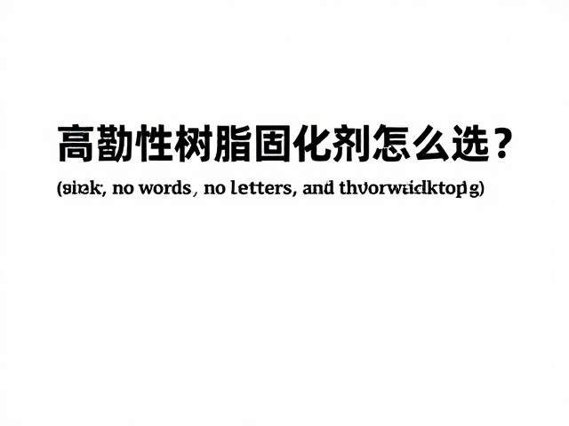 高韧性树脂固化剂怎么选？提升自行车座杆强度与耐用性指南