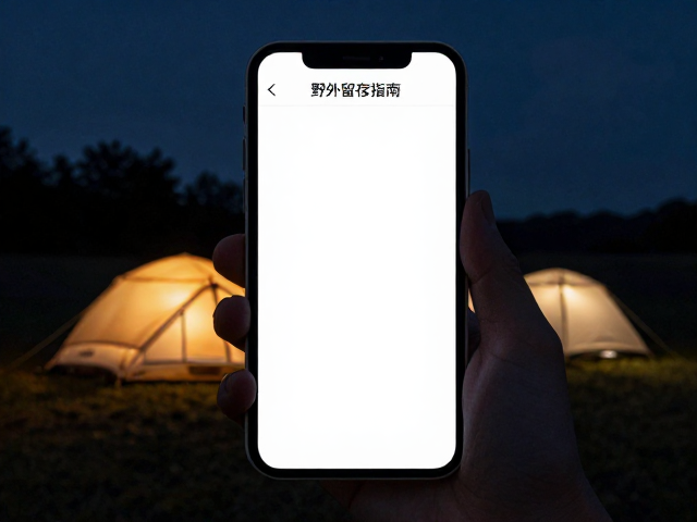 野外露营留宿指南,用轨迹分享APP记录成就感