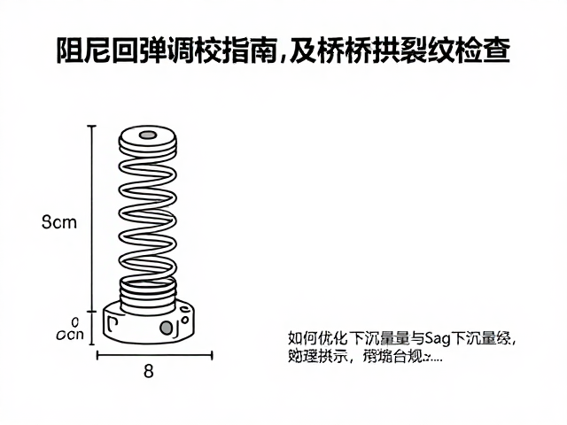 阻尼回弹调校指南，如何优化Sag下沉量及桥拱裂纹检查