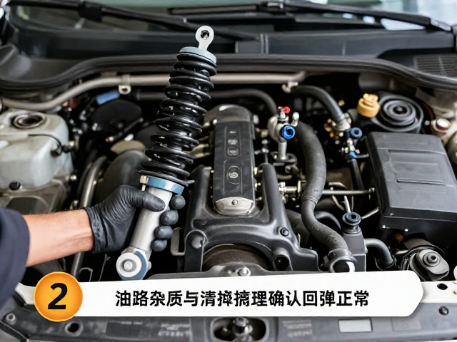 油路杂质清理与避震油更换，试骑确认回弹正常指南
