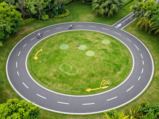 避开人潮！低车流公园遛娃快骑路线，安全又惬意