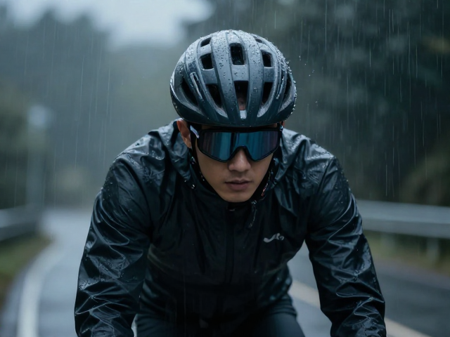 雨雾骑行防风护眼？光线明暗自适应头盔，夜间骑行更安全