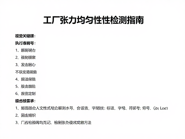 出厂合规核验，执行标准编号与辐条张力均匀性检测指南