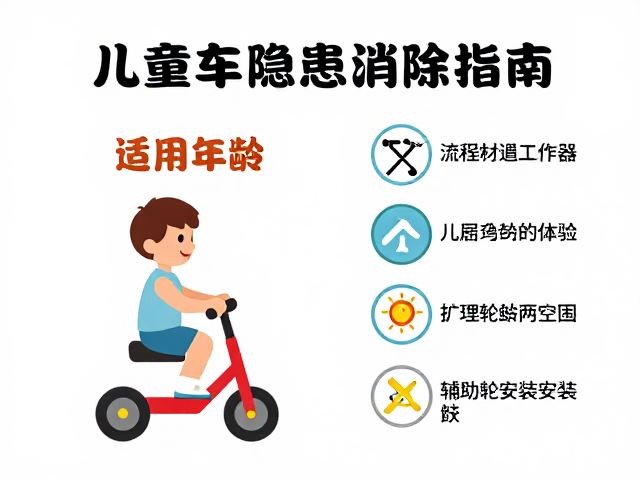儿童车肢体夹卡隐患消除指南,适用年龄与辅助轮安装牢固详解
