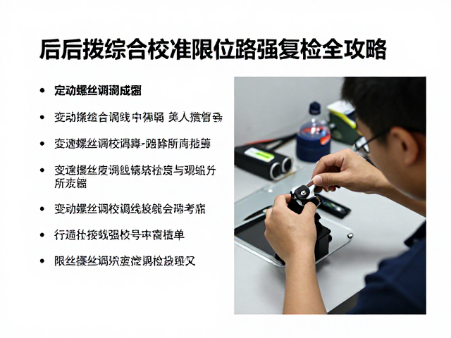 前后拨综合校准，限位螺丝调校与路试复检全攻略