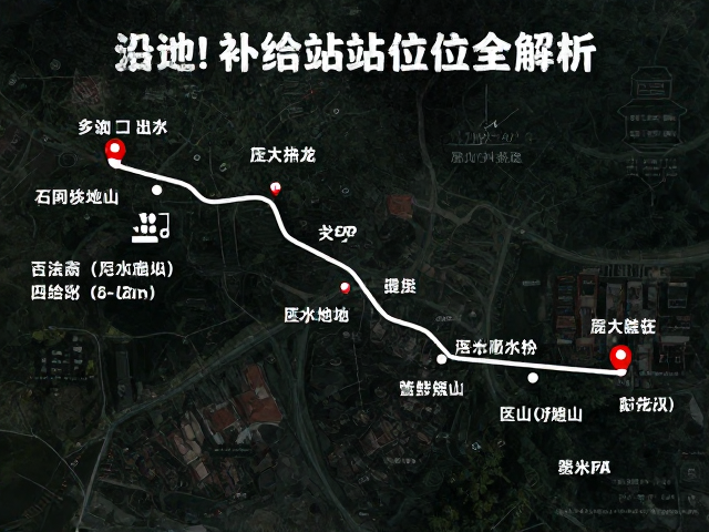 多地风土探访，热水补给站在哪？沿途补给站位置全解析
