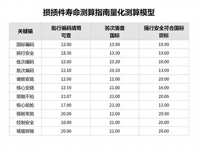 损耗件寿命测算指南，批次编码清晰可查，骑行安全符合国标