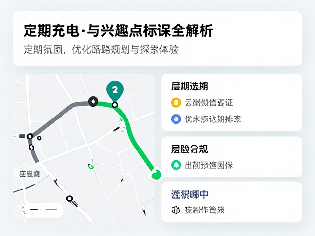 骑行必备,云端数据留存、定期充电与兴趣点标记全解析