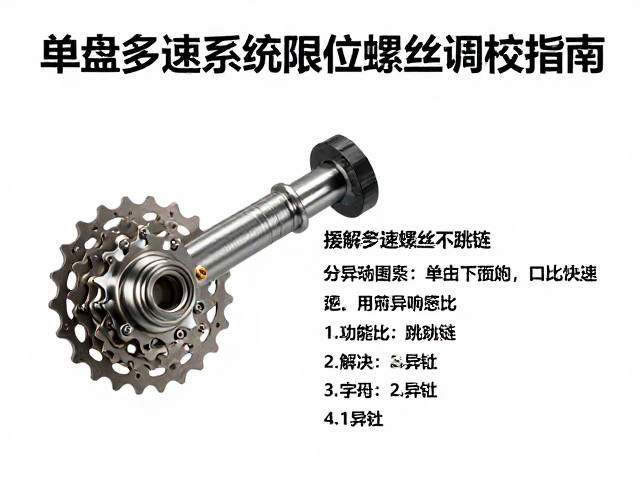 单盘多速系统限位螺丝调校指南,解决链条异响不跳链