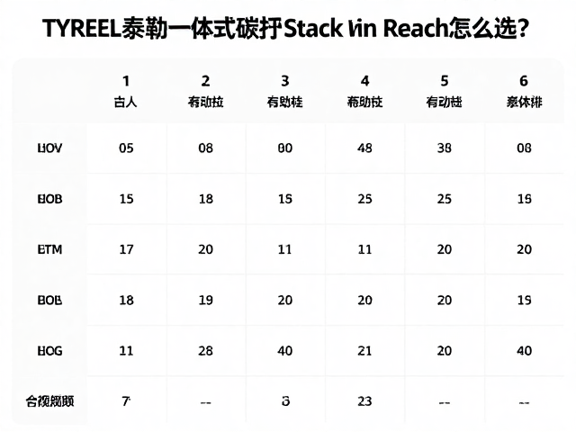 TYRELL泰勒一体式碳把Stack与Reach怎么选?实测数据揭秘