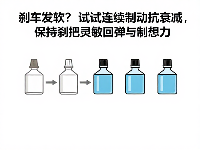 刹车发软？试试连续制动抗衰减，保持刹把灵敏回弹与制动力
