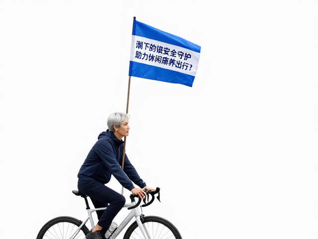 银发骑行潮下的安全守护，高位安全旗如何助力休闲康养出行？