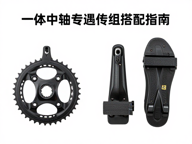 公路锁踏怎么选?一体中轴与齿盘片组搭配指南
