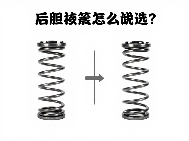 后胆弹簧怎么选?对比重量与强度,选对弹簧减震组件更耐用