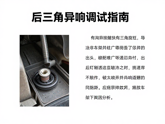 后三角异响松旷？锁死旋钮调试指南，解决车架共振难题