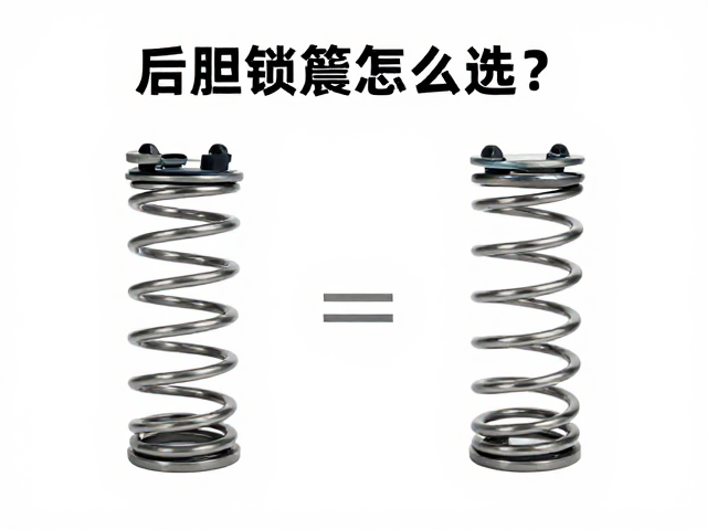 后胆弹簧怎么选？对比重量与强度，选对弹簧减震组件更耐用