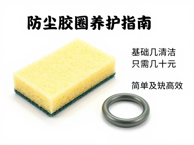 防尘胶圈养护指南，海绵圈基础清洁只需几十元，简单又高效