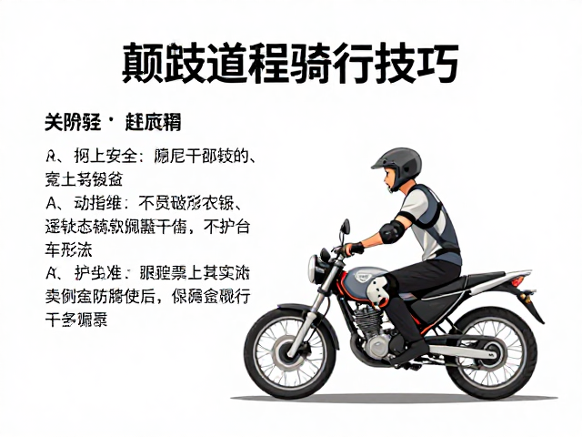 颠簸路况骑行指南，软尾搭配护膝护肘，安全进阶技巧