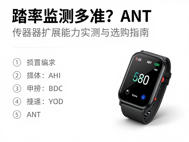 踏频监测多准？ANT，传感器扩展能力实测与选购指南