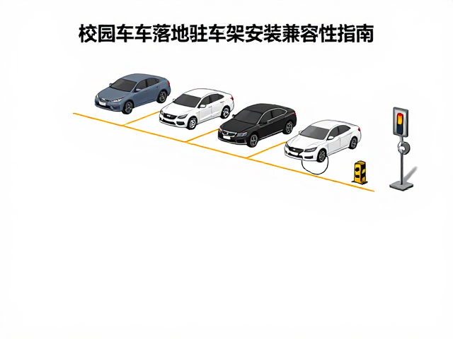 校园停车区落地驻车支架安装兼容性指南,适配主流车型