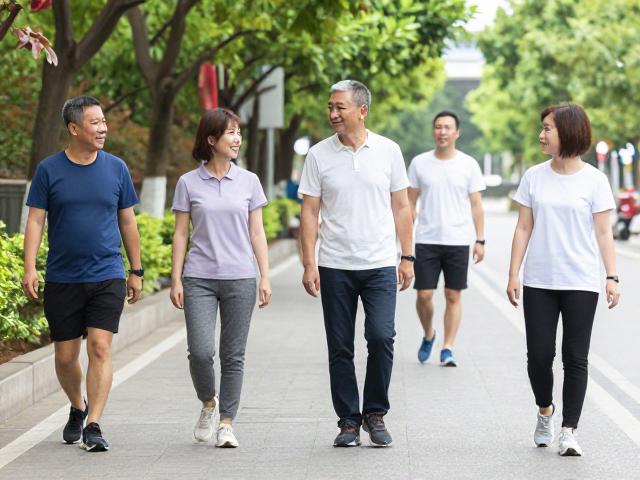 老友结伴出游,社区便民路线提升心肺耐力,健康出行新选择