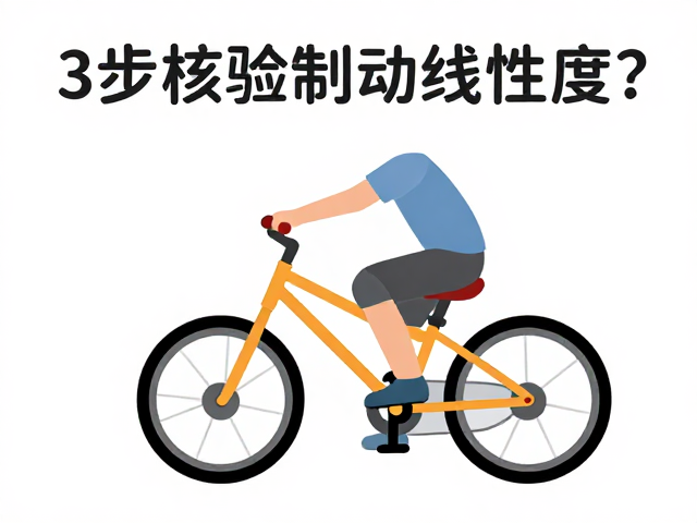 儿童自行车制动失灵？3步核验制动线性度，守护孩子骑行安全