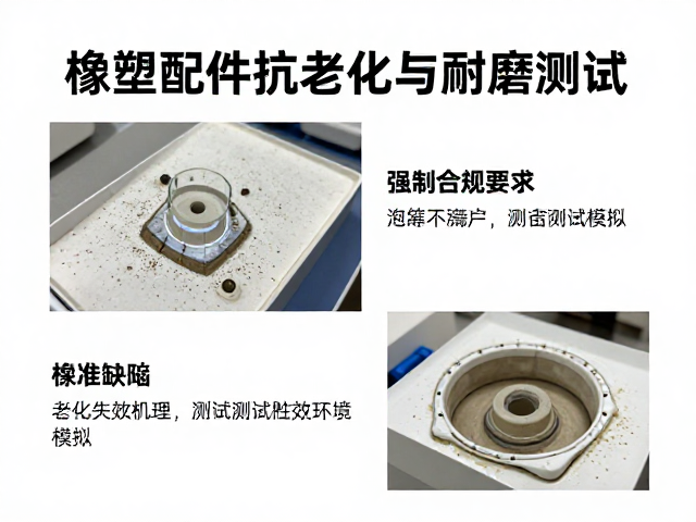 橡塑配件抗老化与耐磨测试，主要缺陷限收标准解析