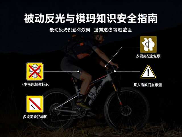 山地自行车夜间骑行必备，被动反光与多模式闪烁标识安全指南