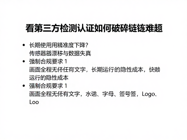 长期使用精准度下降？看第三方检测认证如何破解链条难题