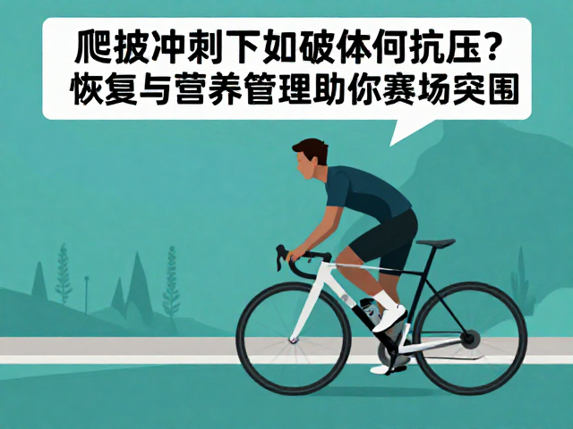 爬坡冲刺下如何抗压？恢复与营养管理助你赛场突围