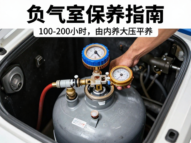 负气室保养指南,每100-200小时大保养与内部气压填充详解