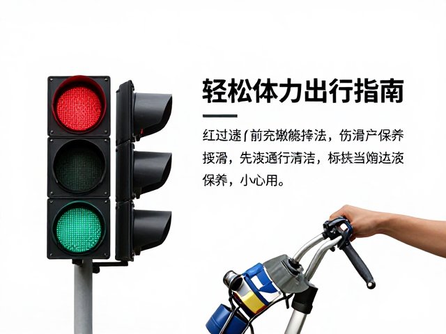 轻松体力出行指南,红绿灯路口通行技巧与链条上油保养法