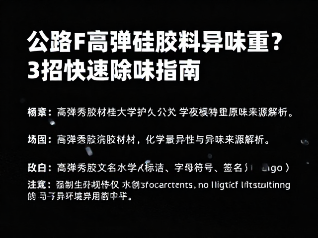 公路自行车高弹硅胶料异味重?3招快速除味指南