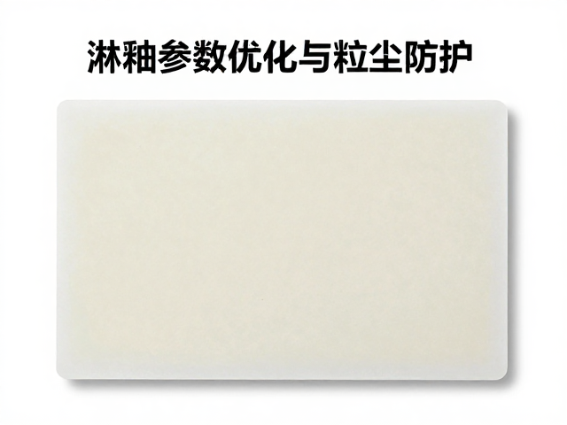 淋釉参数优化与粉尘防护，平面试片检测指南