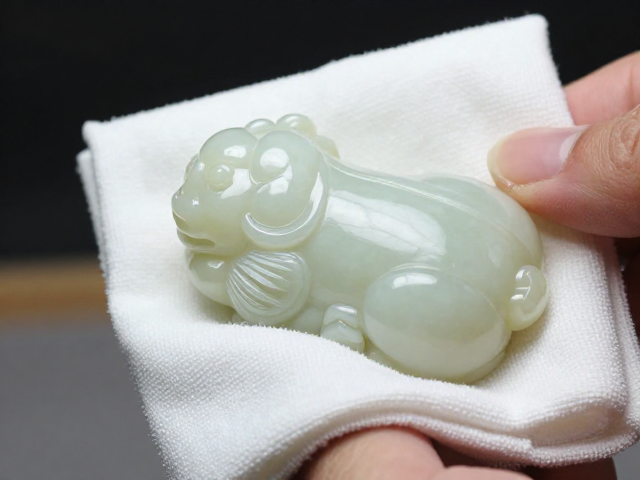 毛雕细刻,整体光感统一,软布除尘,专业玉石抛光保养全攻略