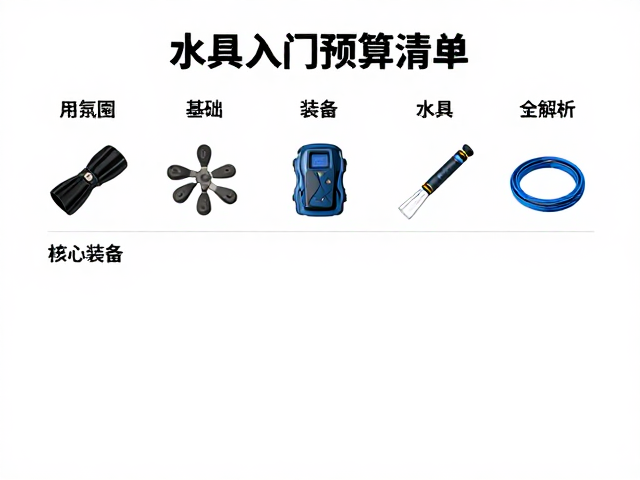水具入门预算清单，装备系统分类学全解析