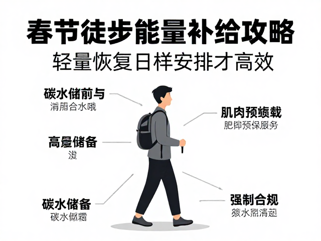 春节徒步能量补给攻略，轻量恢复日这样安排才高效